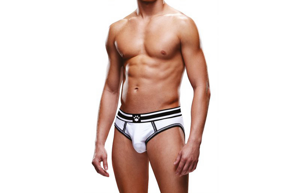 Open Brief - XS - White/Black