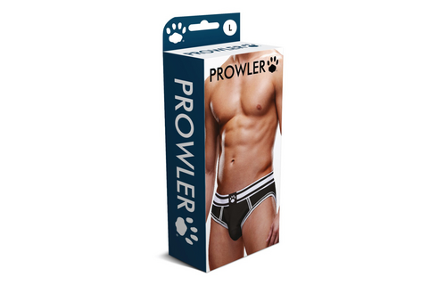 Open Brief Xs Zwart/Wit | Stijlvolle Rugloze Slips Prowler