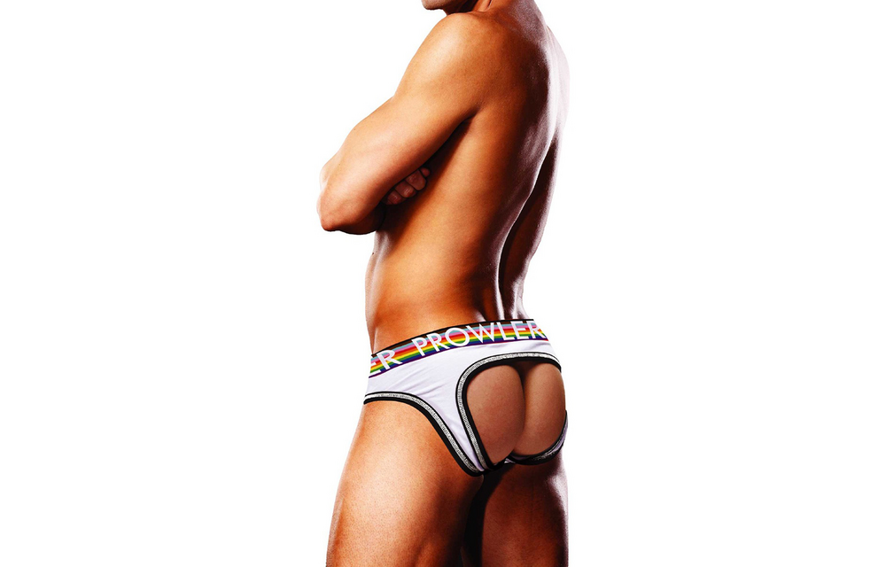 Oversized Paw Open Brief Wit - Sexy & Trots Ondergoed Xs