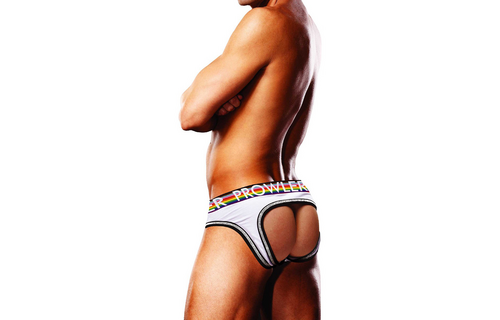 Oversized Paw Open Brief – XXL – Weiß