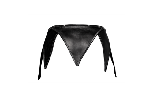 Eros - Gladiator Kilt Design with an Attached Thong - L/XL - Black