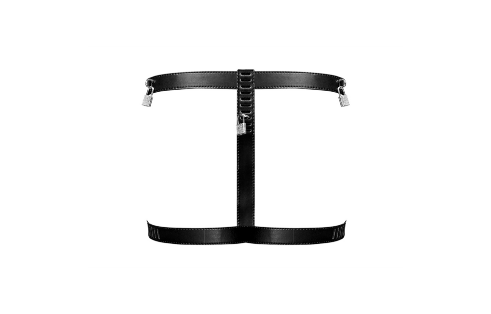 Scorpio Imitatieleren Kuisheidsstring Zwart | Veilig & Stijlvol