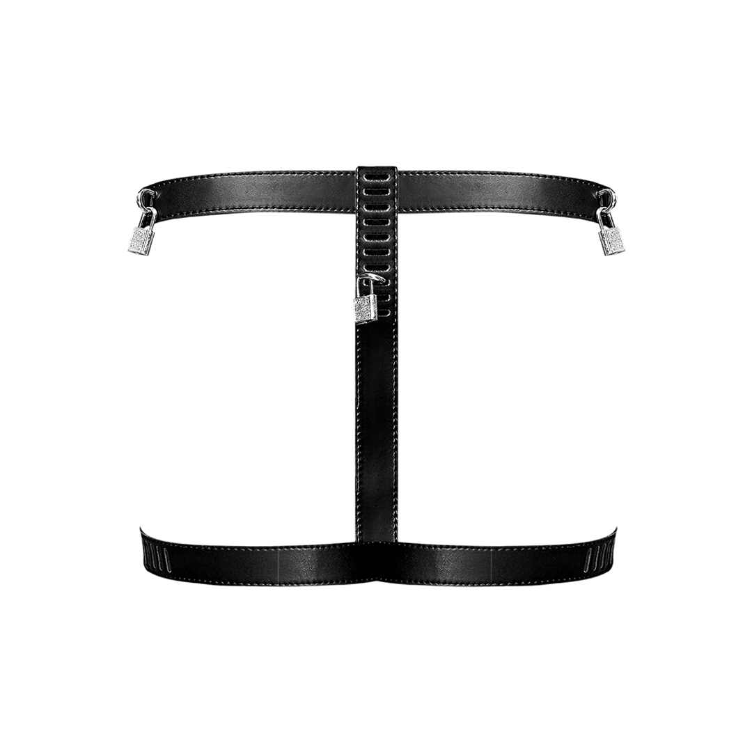 Scorpio Imitatieleren Kuisheidsstring Zwart | Veilig & Stijlvol