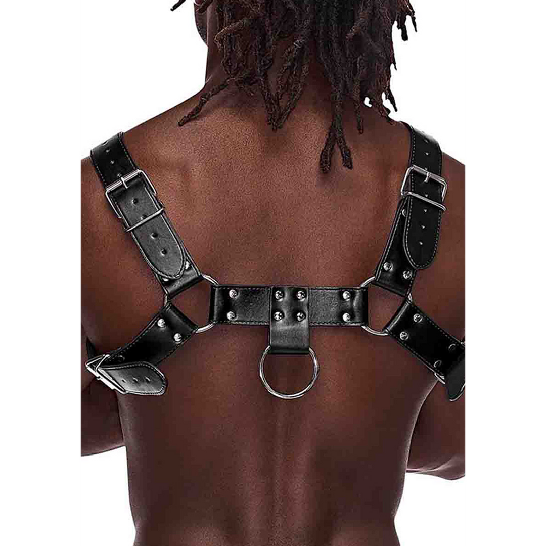 Aries - Imitation Leather Harness - One Size - Black