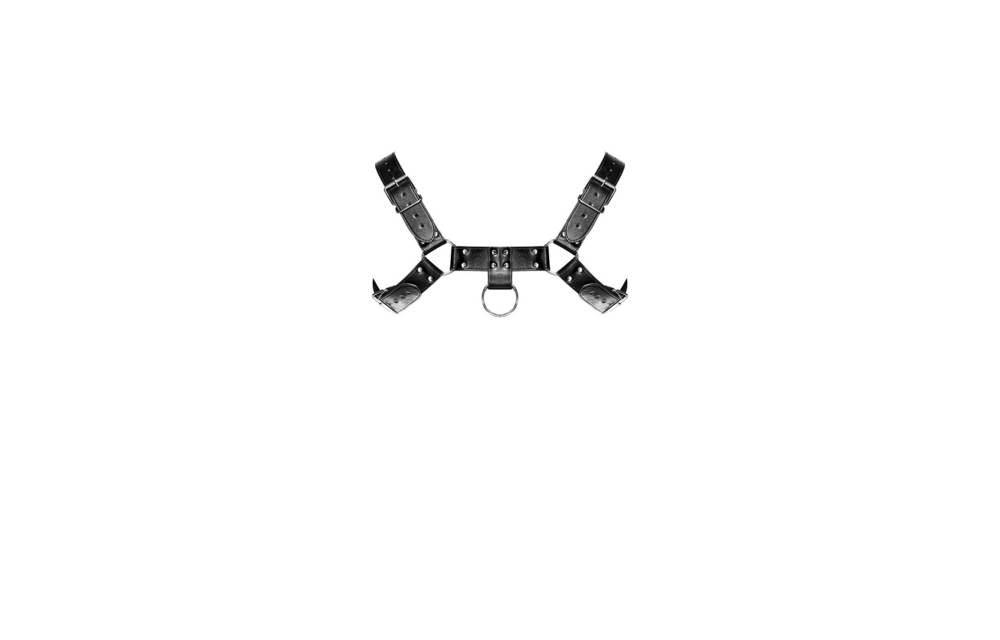Aries Imitation Leather Harness Black | Male Power One Size