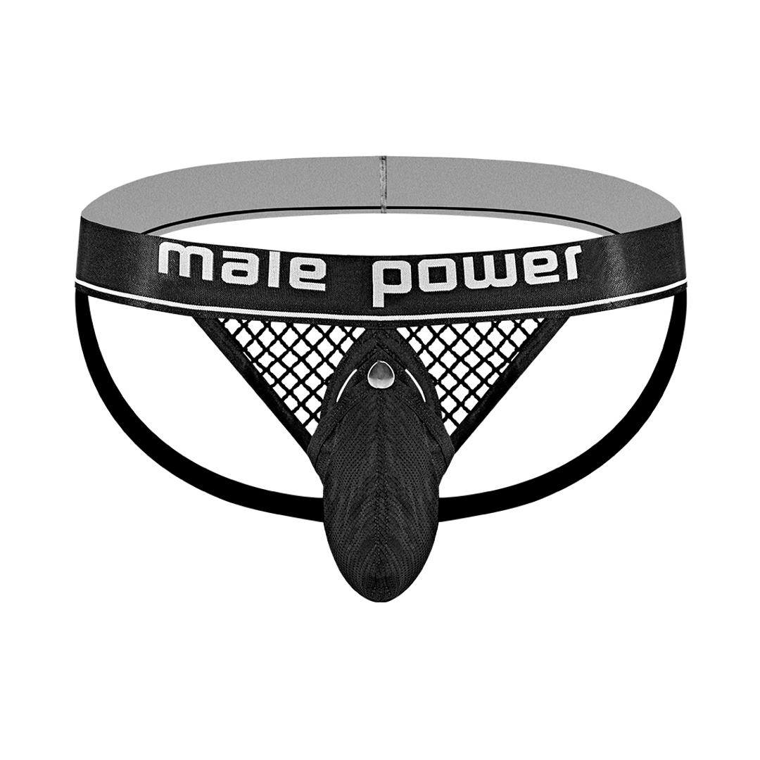 Cock Ring Jock - L/XL - Zwart
