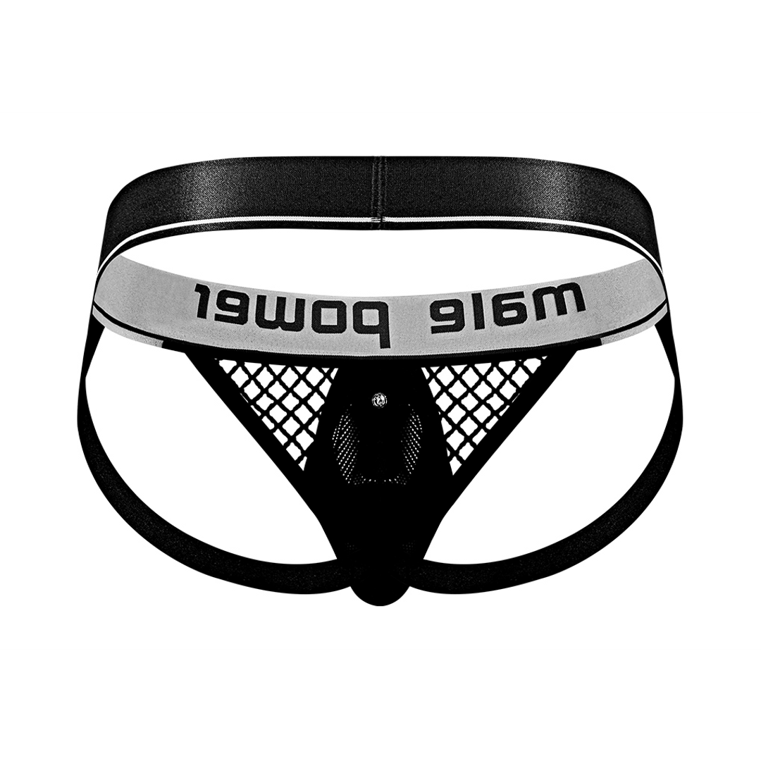 Cock Ring Jock L/Xl Zwart - Stijlvol & Comfortabel