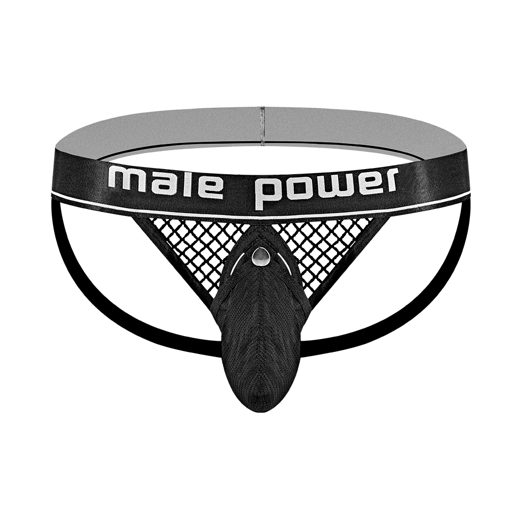 Cock Ring Jock S/M Zwart - Sexy & Comfort Van Male Power