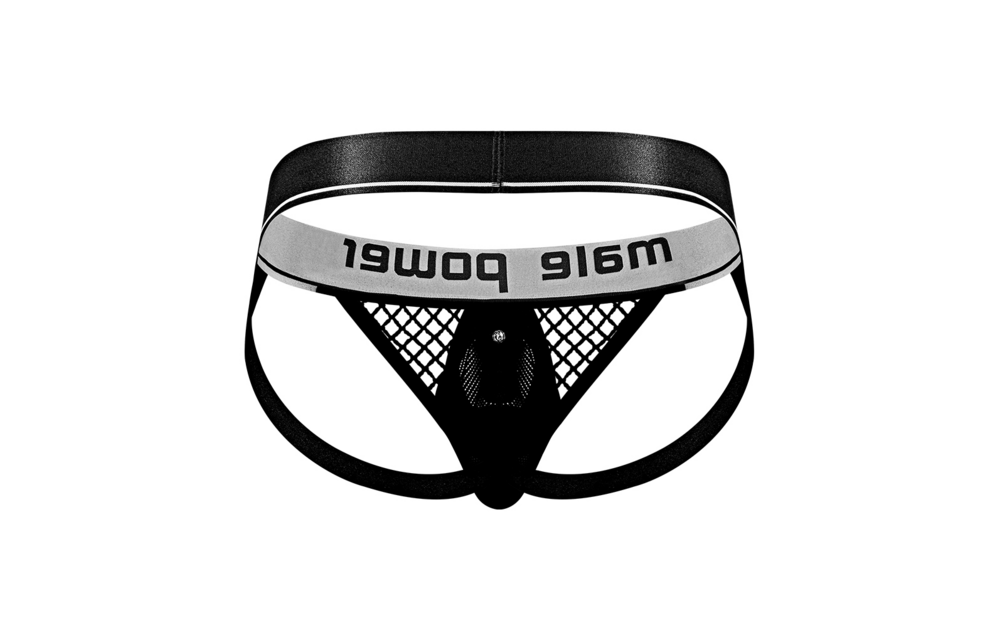 Cockring Jock S/M Schwarz – Sexy & Komfortabel von Male Power