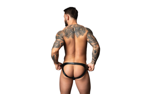 Moonshine Wetlook Jock L/Xl Zwart – Stijlvol & Comfortabel