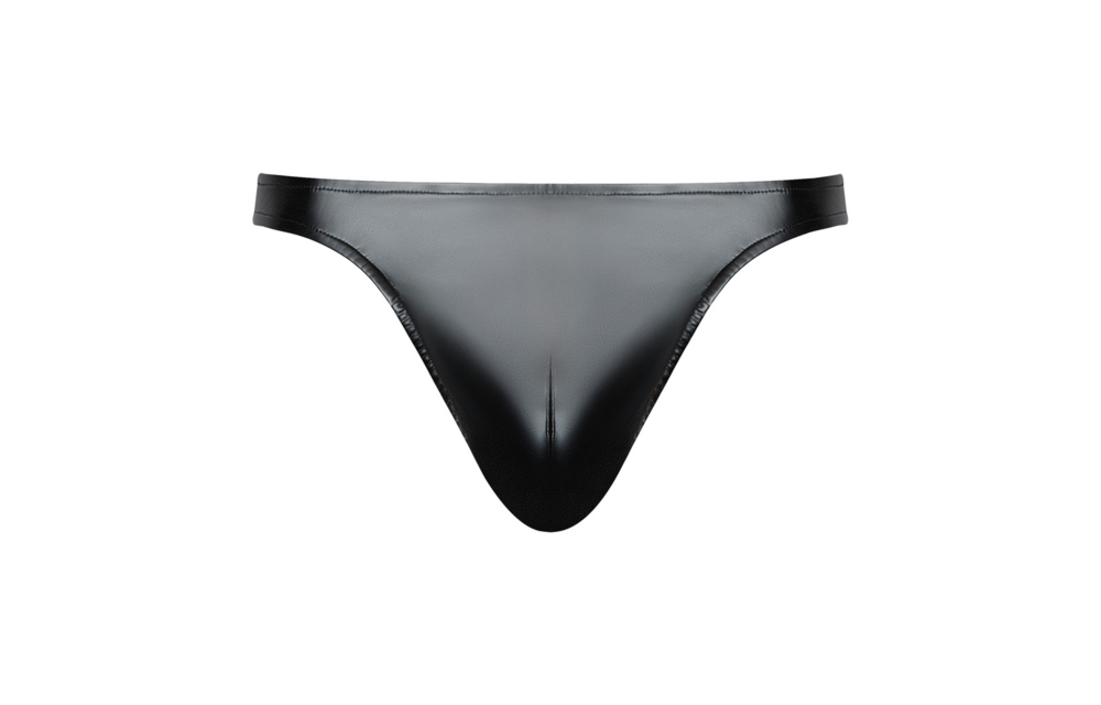 Moonshine Wetlook Jock S/M Zwart | Stijlvol & Comfortabel