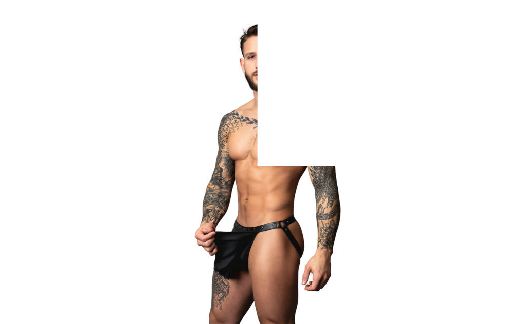 Spartacus Rok Jock L/Xl Zwart – Stoer & Comfortabel Herrenrok