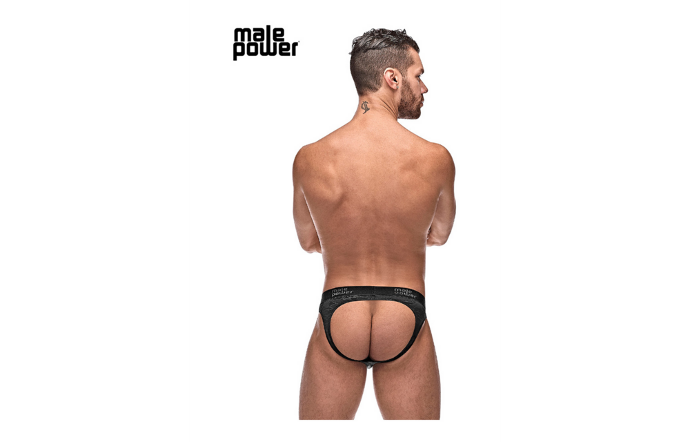 Moonshine L/XL Schwarz | Male Power Jock-Slip Komfort & Stil