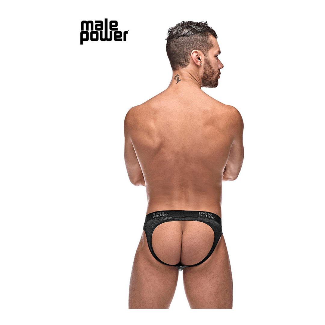 Moonshine L/XL Black | Male Power Jock Brief Comfort & Style