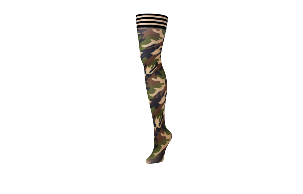 Alex - Thigh High - C - Camouflage