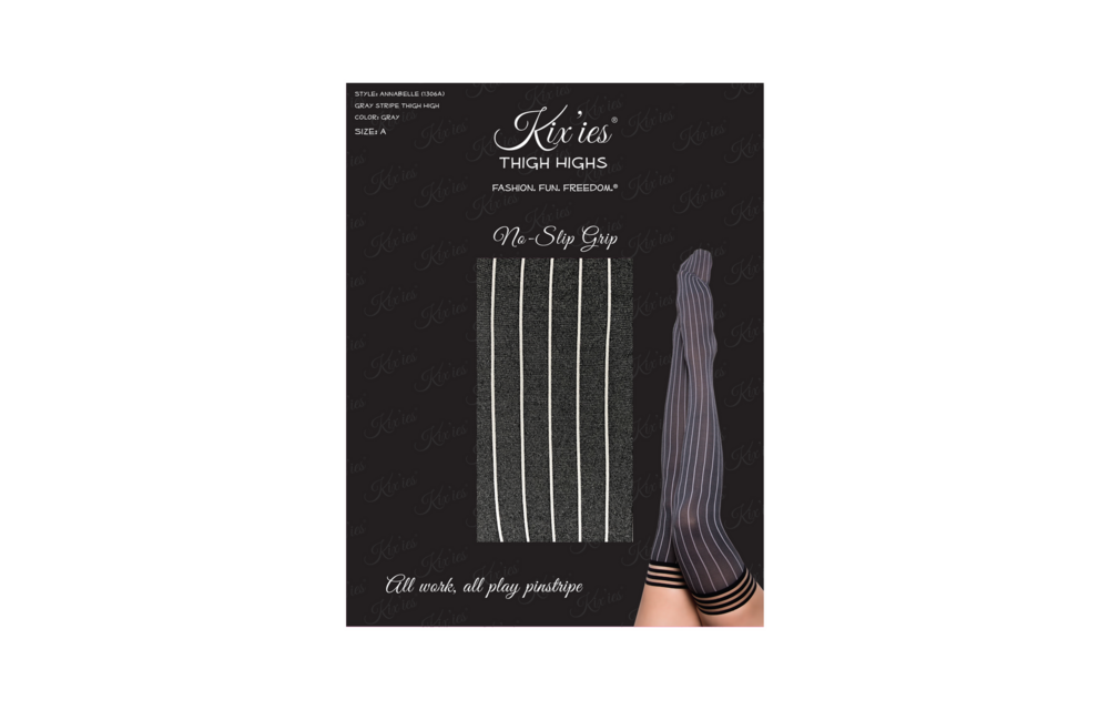 Annabelle Grey Over-the-Knee Stockings | Comfort & Style