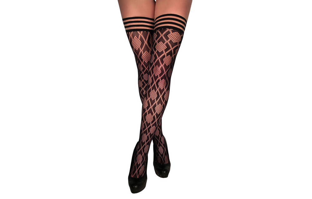 Elle - Thigh High - D - Zwart