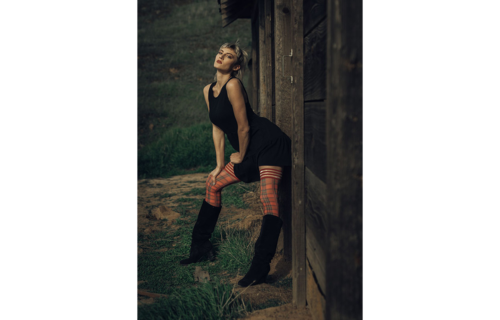 Grace - Thigh High - D - Rood