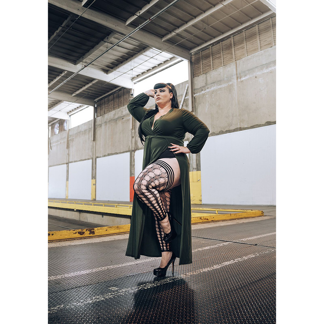 Jo Thigh High C Black | Kix'Ies Tights Stylish & Comfortable