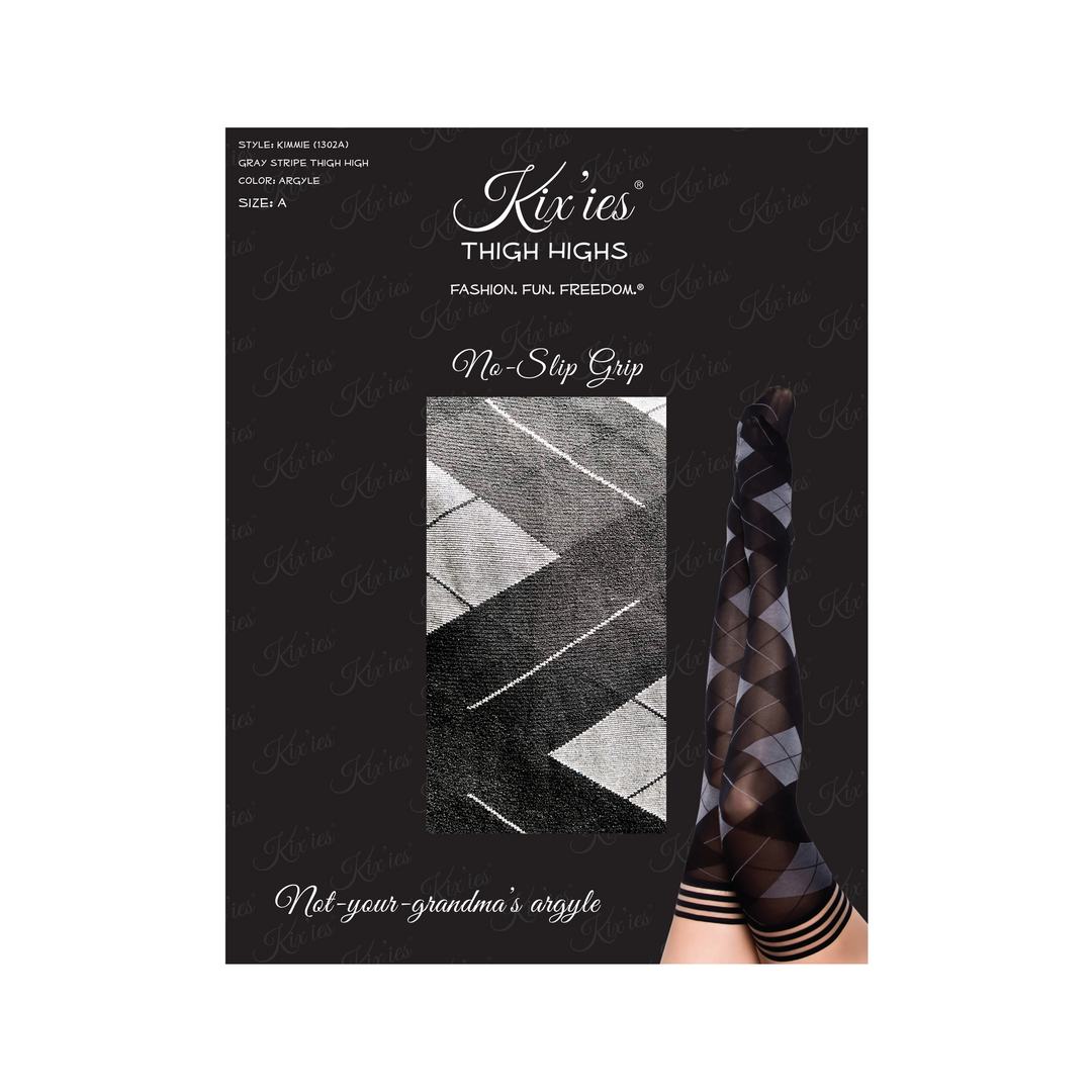 Kimmie - Thigh High - B - Black