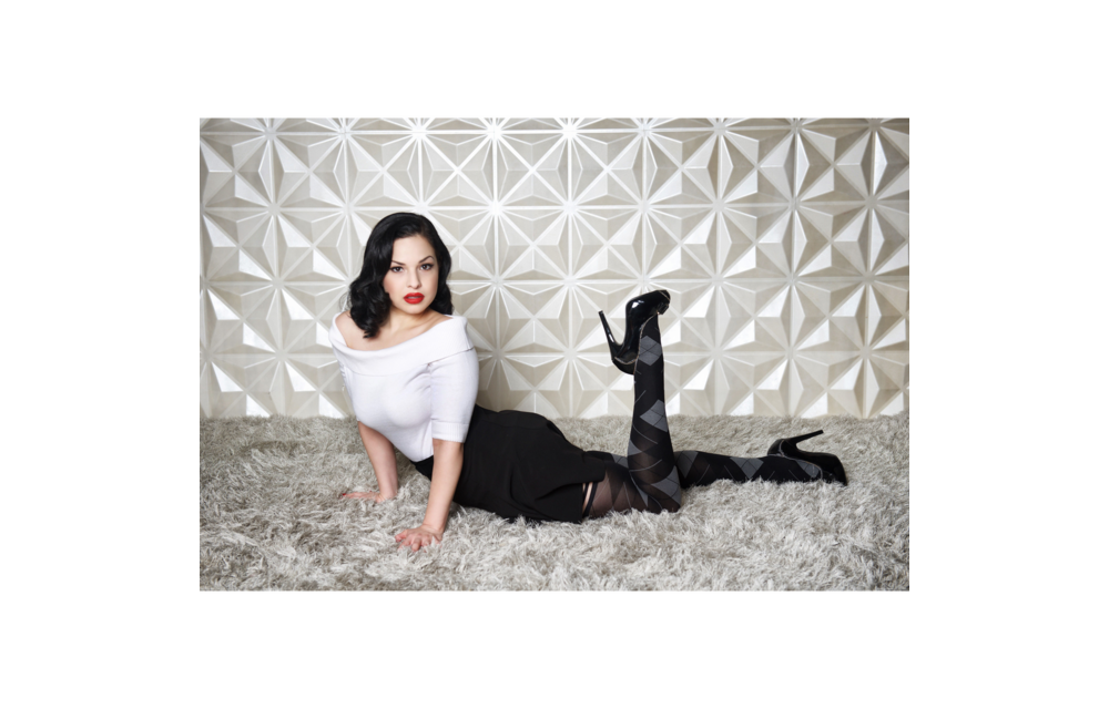 Kimmie - Thigh High - D - Black