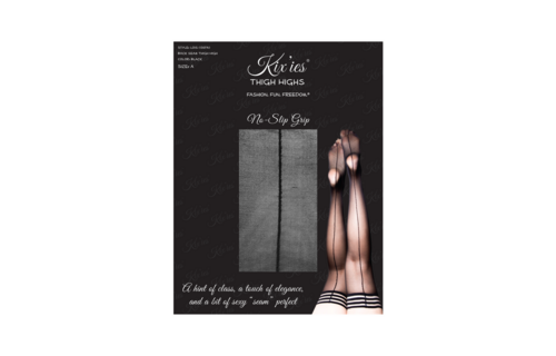 Lois - Thigh High - C - Black