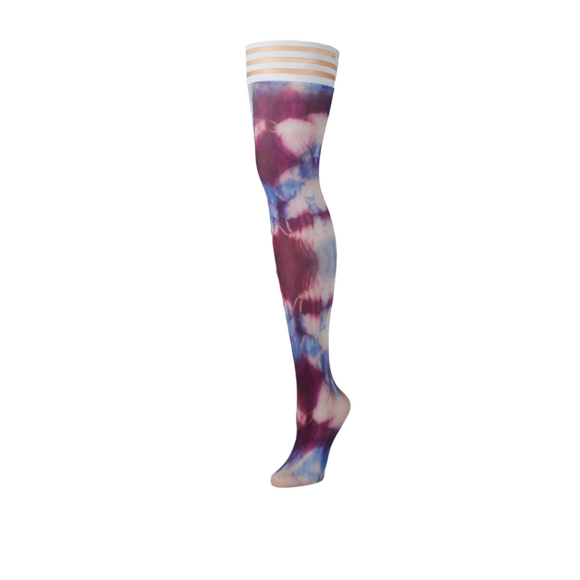 Madisen Overknee D Blau | Bequeme Tie-Dye Kix'Ies