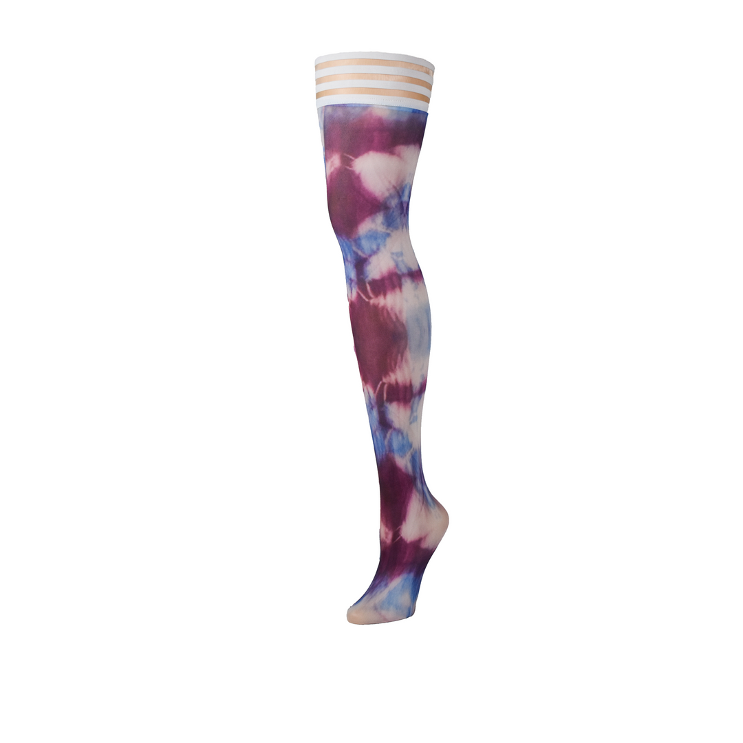 Madisen Thigh-High D Blue | Comfortable Tie-Dye Kix'Ies