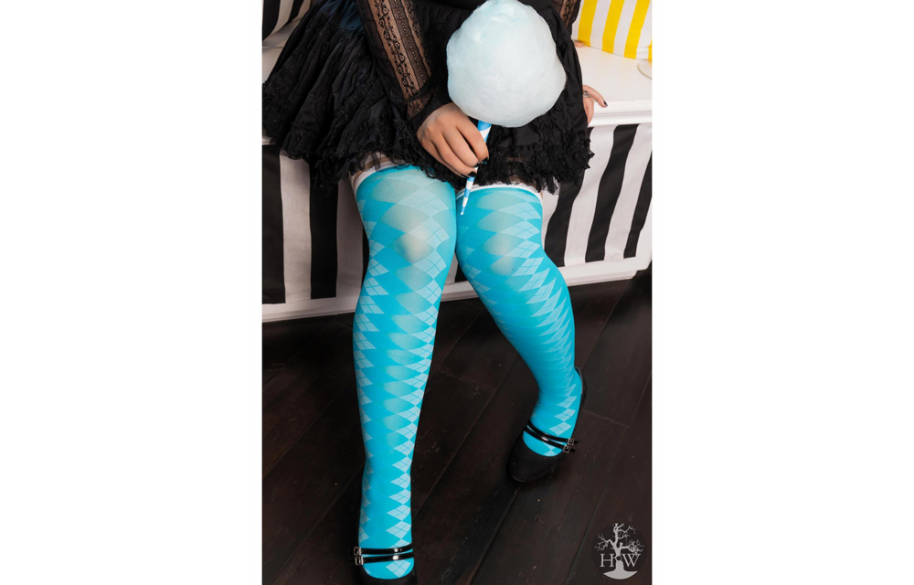 Kix'Ies Par 4 Thigh High C Blue – Comfort & Style
