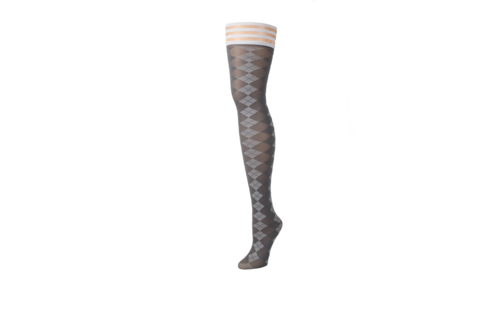 Par 4 Thigh-High Socks Grey - Comfort & Style Kix'Ies