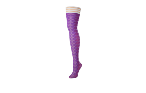 Par 4 - Thigh High - C - Paars