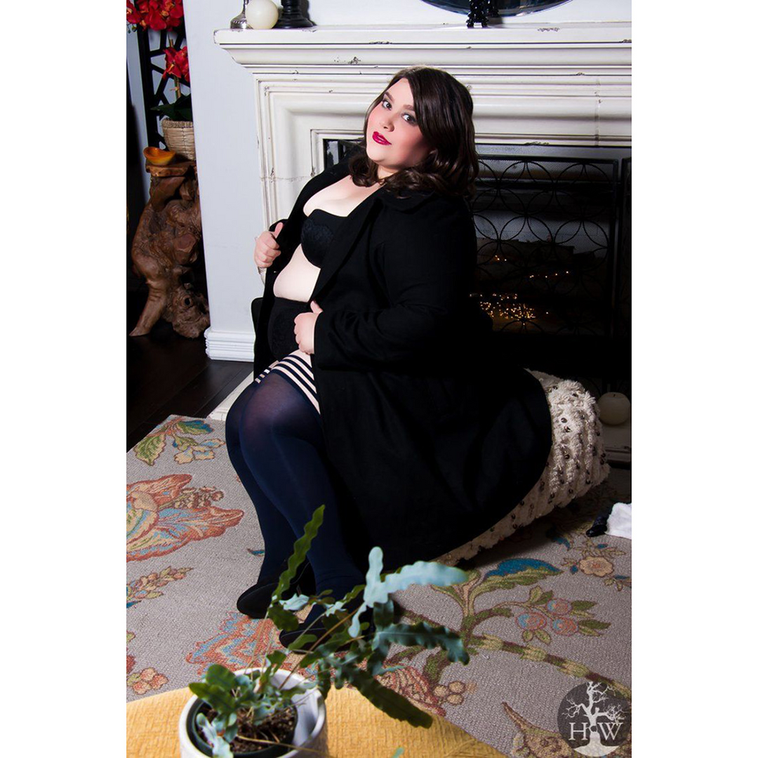 Selma – Oberschenkelhoch – C – Blau