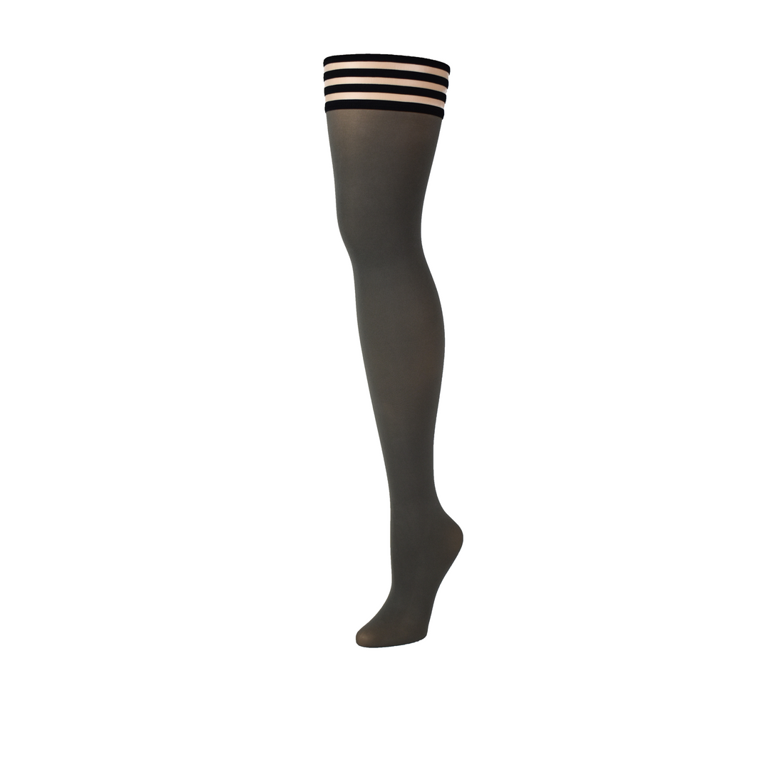 Sierra Grey Thigh High Stockings – Comfort & Style Kix'Ies
