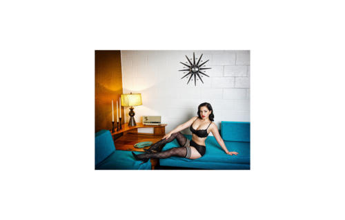 Tiffany - Thigh High - B - Black