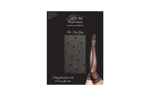 Ally - Thigh High - A - Zwart