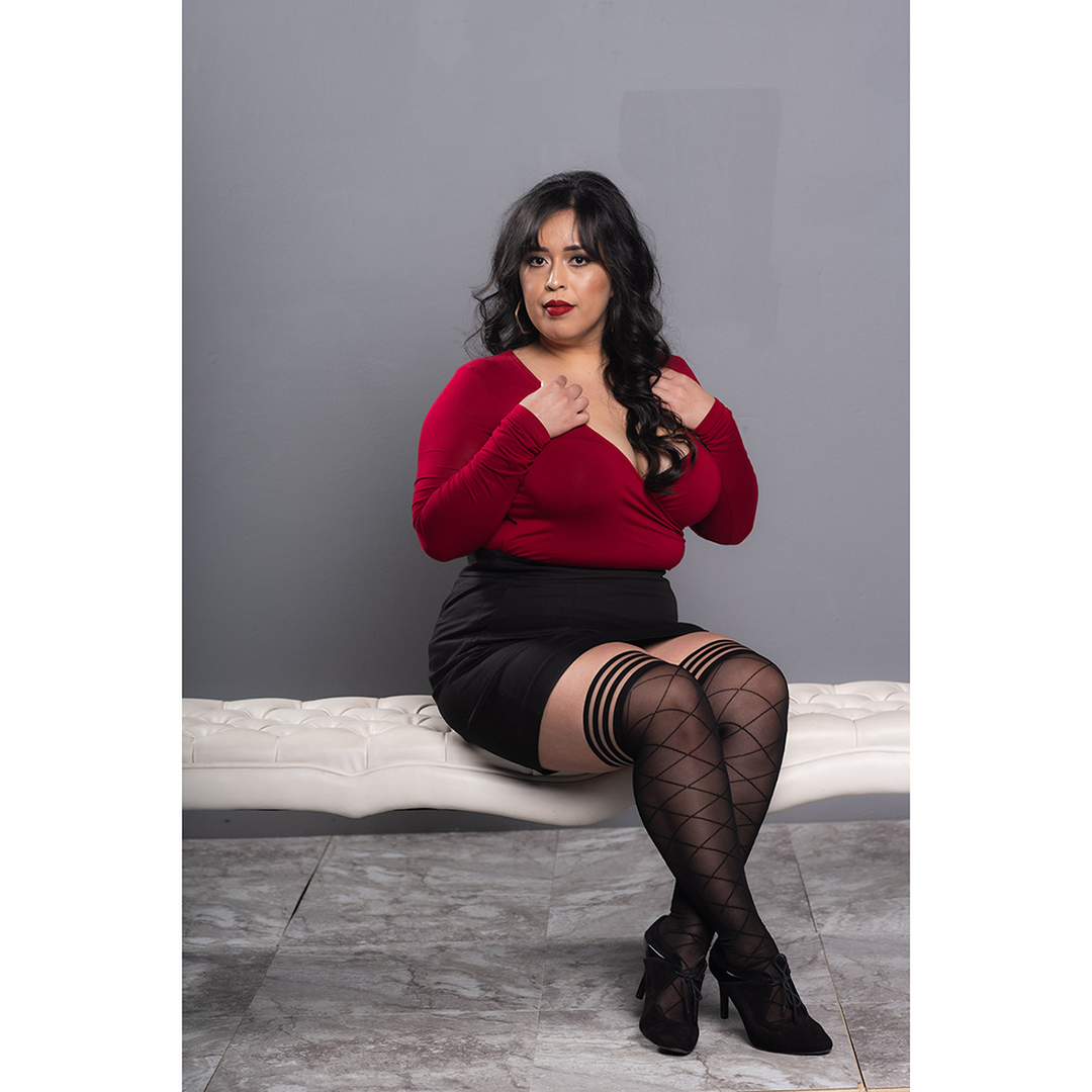 Anna Thigh High Stockings Black | Stylish & Comfortable Kix'Ies