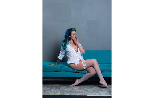 Ashley - Thigh High - D - Wit