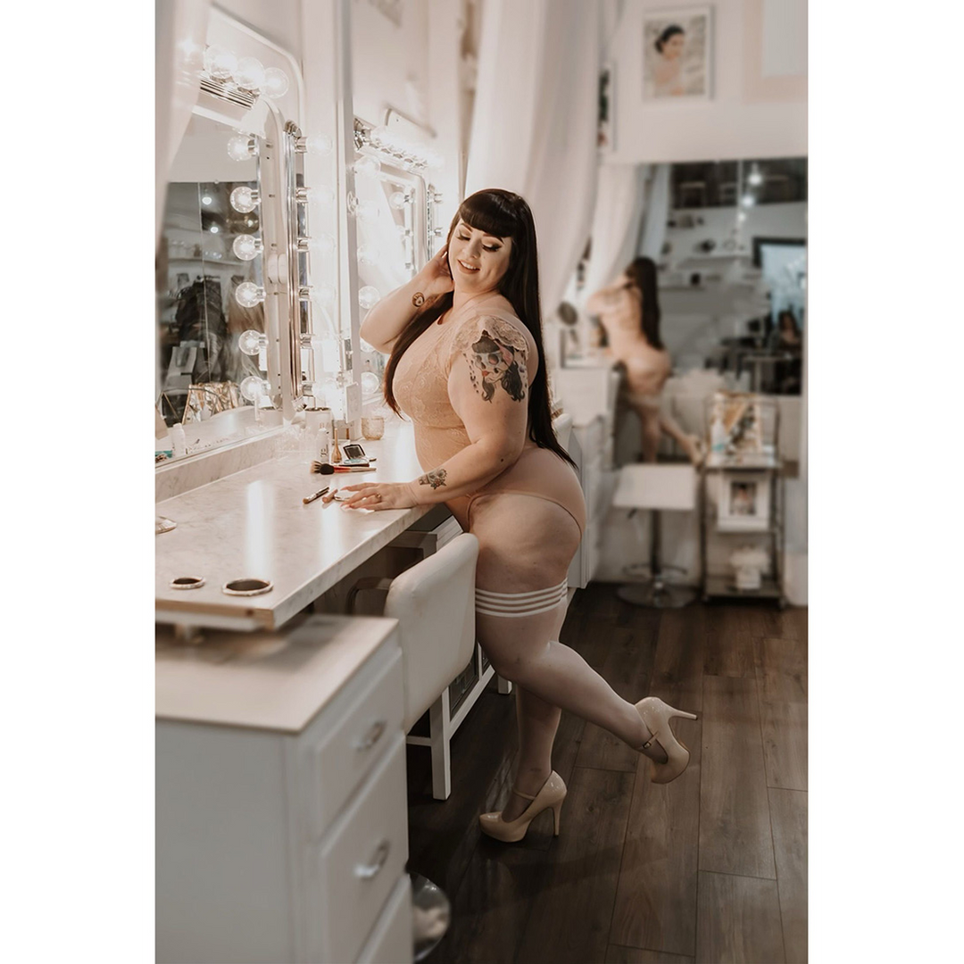 Ashley – Oberschenkelhoch - D - Weiß