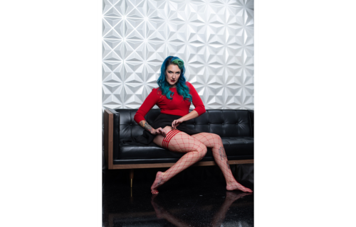 Claudia - Thigh High - B - Red