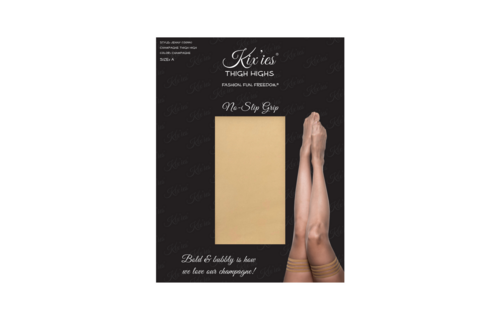 Kix'Ies Nude Thigh-High Stockings - Stylish & Perfect Fit