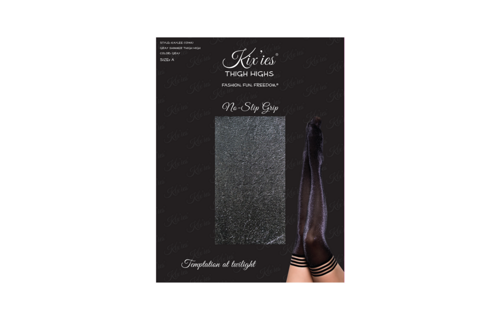 Kaylee Stay-Ups Grau | Elegante Kix'Ies Oberschenkellange Strümpfe