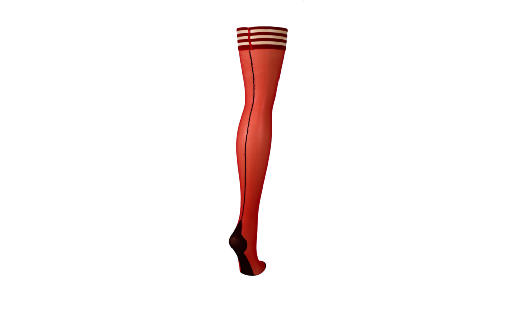 Monica - Thigh High - D - Red