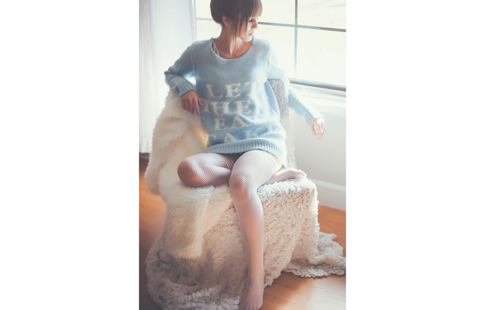 Sammy - Thigh High - D - Wit