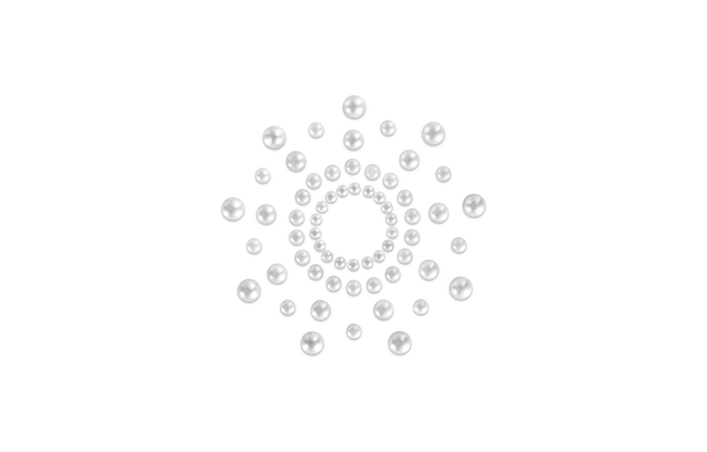 Mimi – Nippel-Sticker mit Perlen