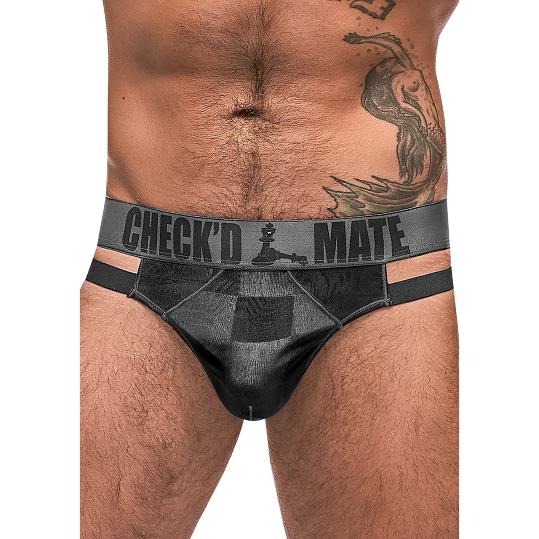 Cutout Thong - S/M - Black