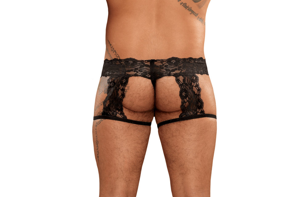 G-String Garter Short - L/XL - Black
