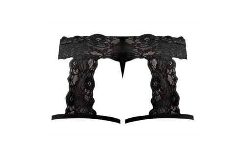 G-String Garter Short - S/M - Zwart