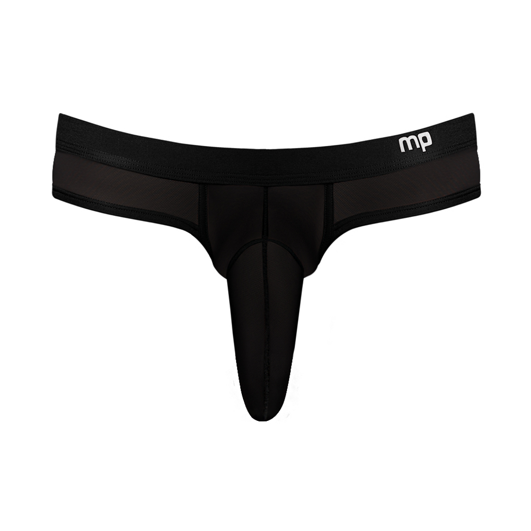 Hose Thong L/XL Black | Comfort & Style Male Power