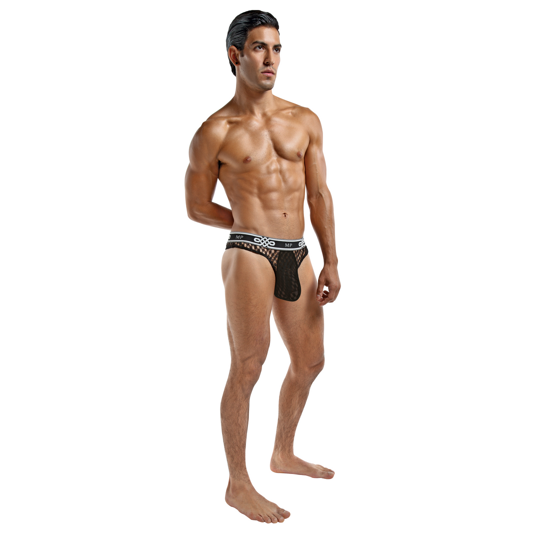 Lo Rise String S/M Zwart | Comfort & Stijl Male Power