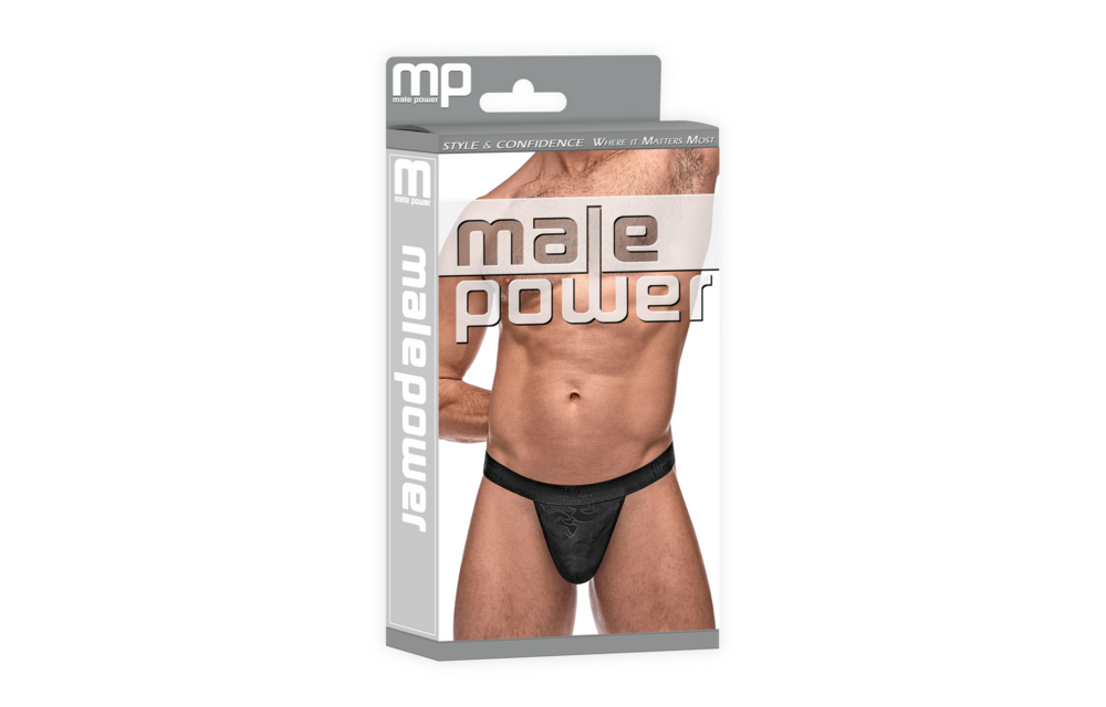 Micro G-String V - L/XL - Zwart